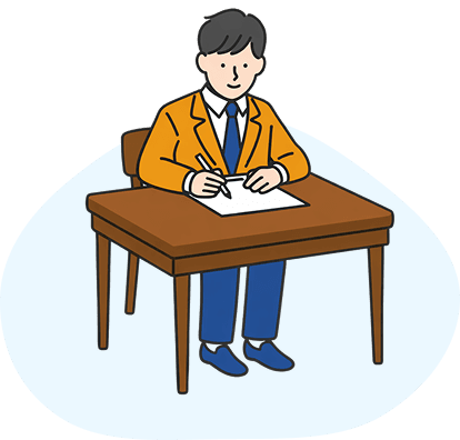 地域みらい留学生向けの特別な受検方法はありません
