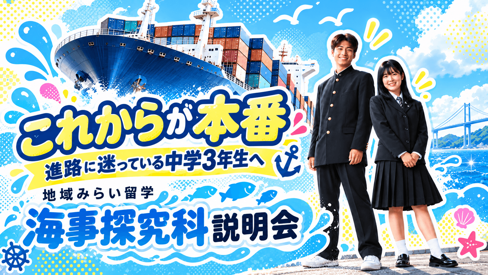 愛媛県立今治工業高校 海事探究科オンライン説明会